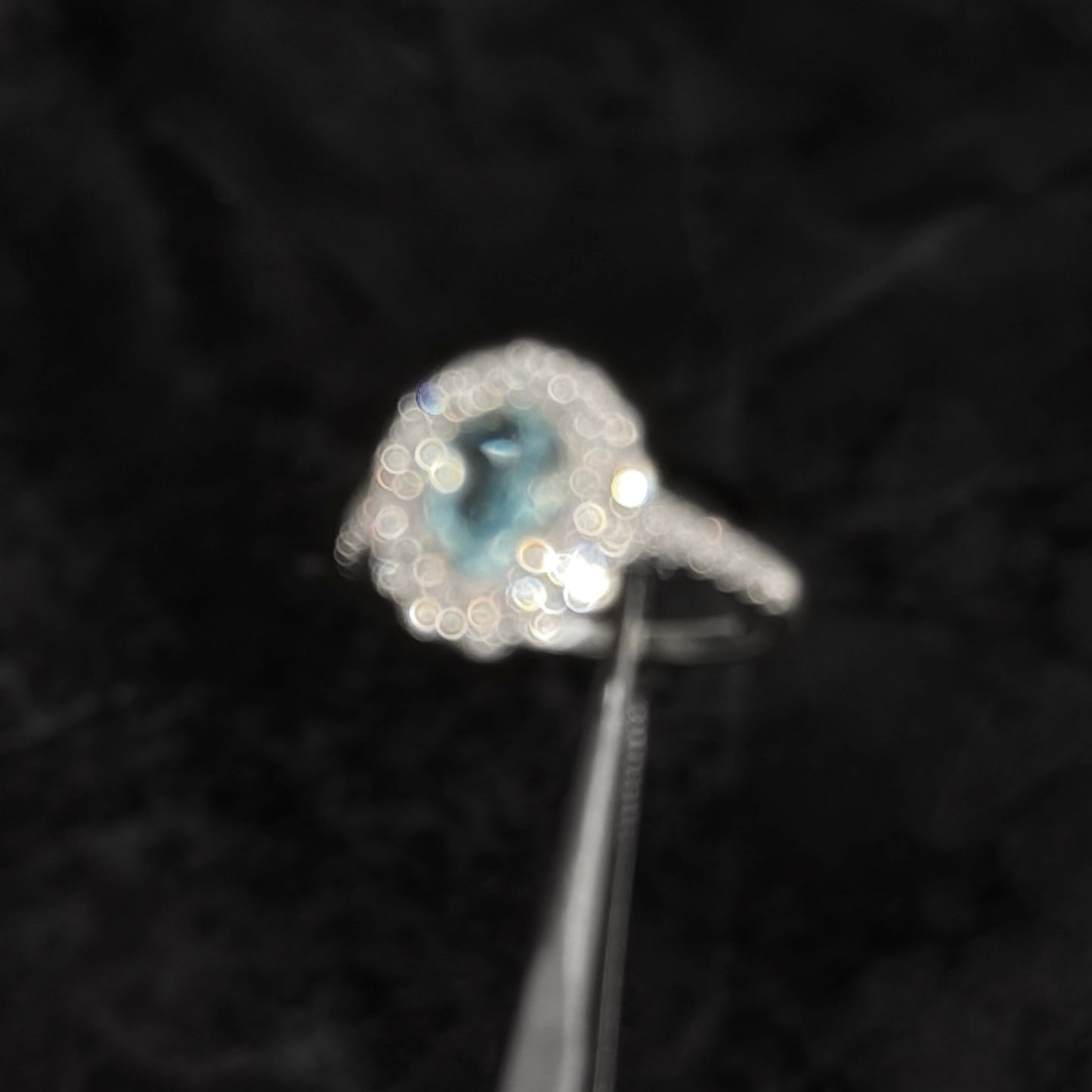 Anillo de Lujo #7 / Topacio Natural / Plata 925