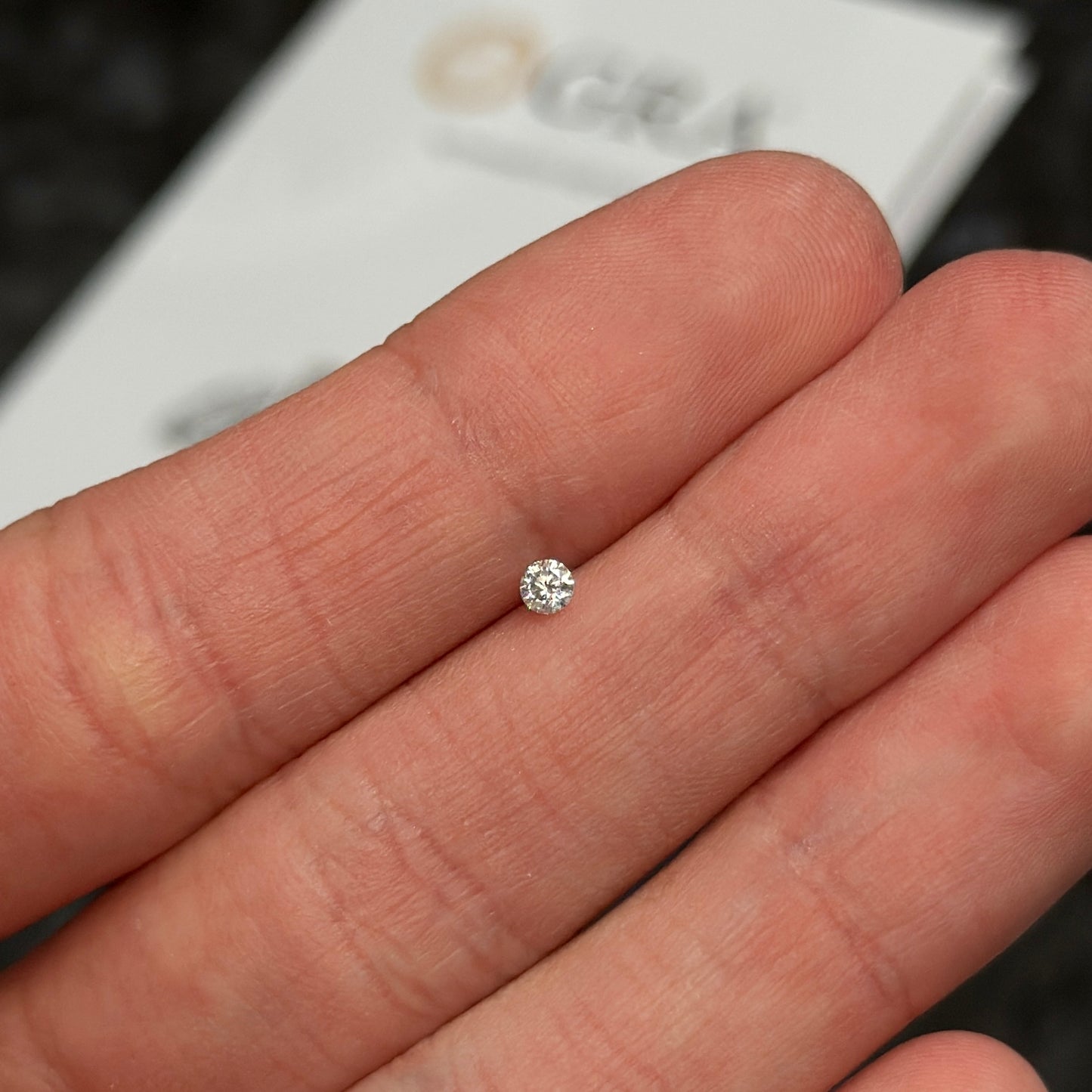 Moissanita Lab / Redonda / 3mm