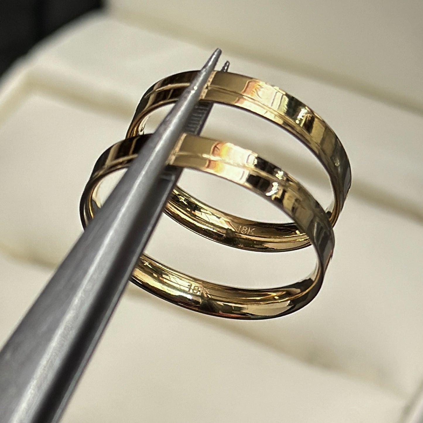Argollas de Matrimonio / Diamantes Naturales / Oro 18K