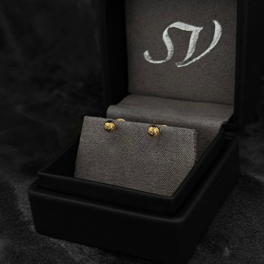 Topos de Lujo / Balín Diamantado 4mm / Oro 18K