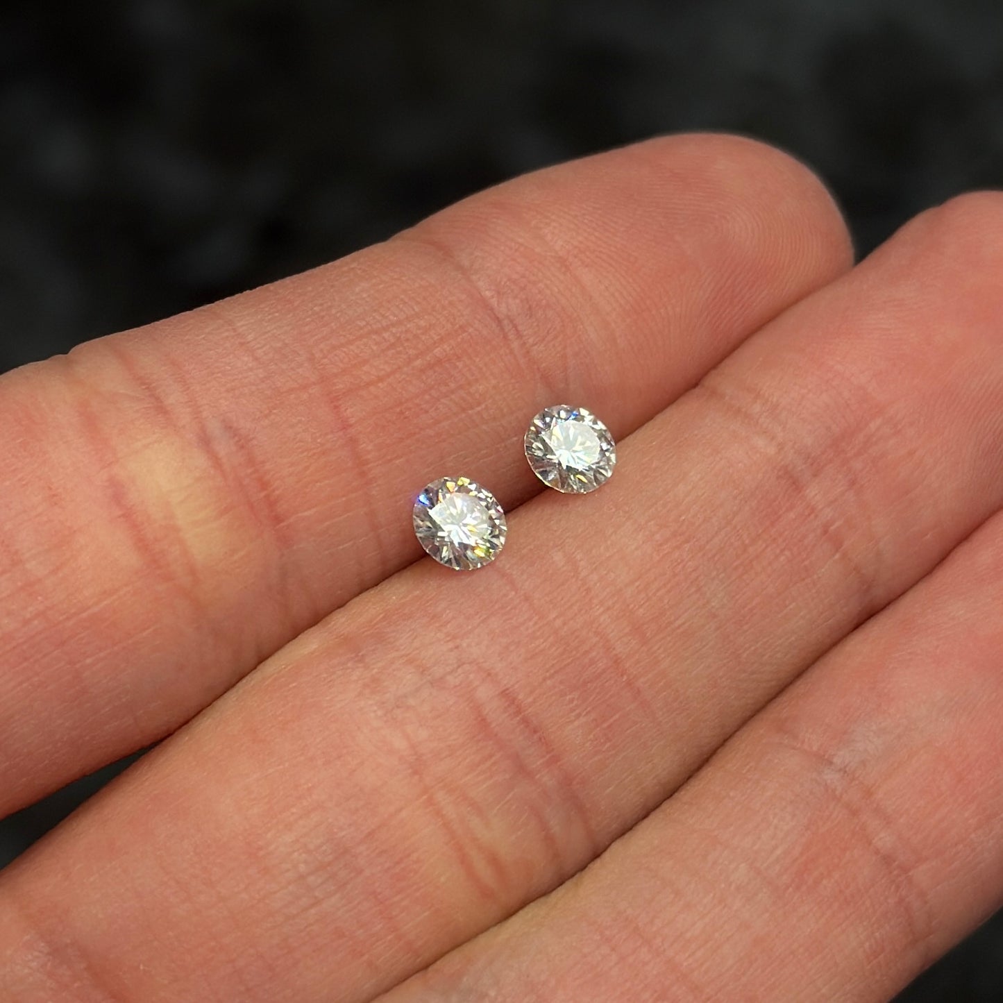 Moissanita Lab / Redonda / 5mm