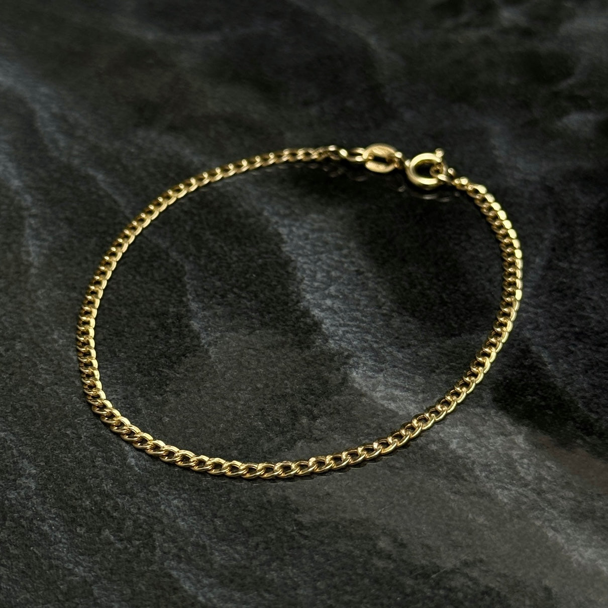 Pulso Cubana 19cm / Oro 18K