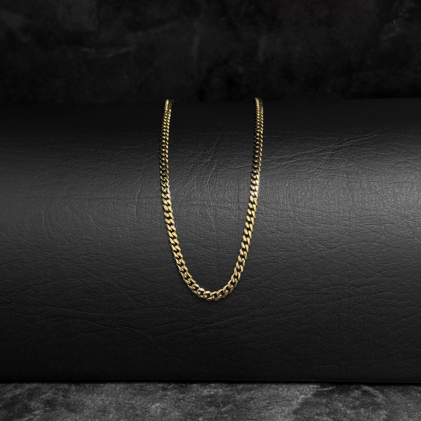 Cadena Cubana 2mm x 45cm / Oro 18K