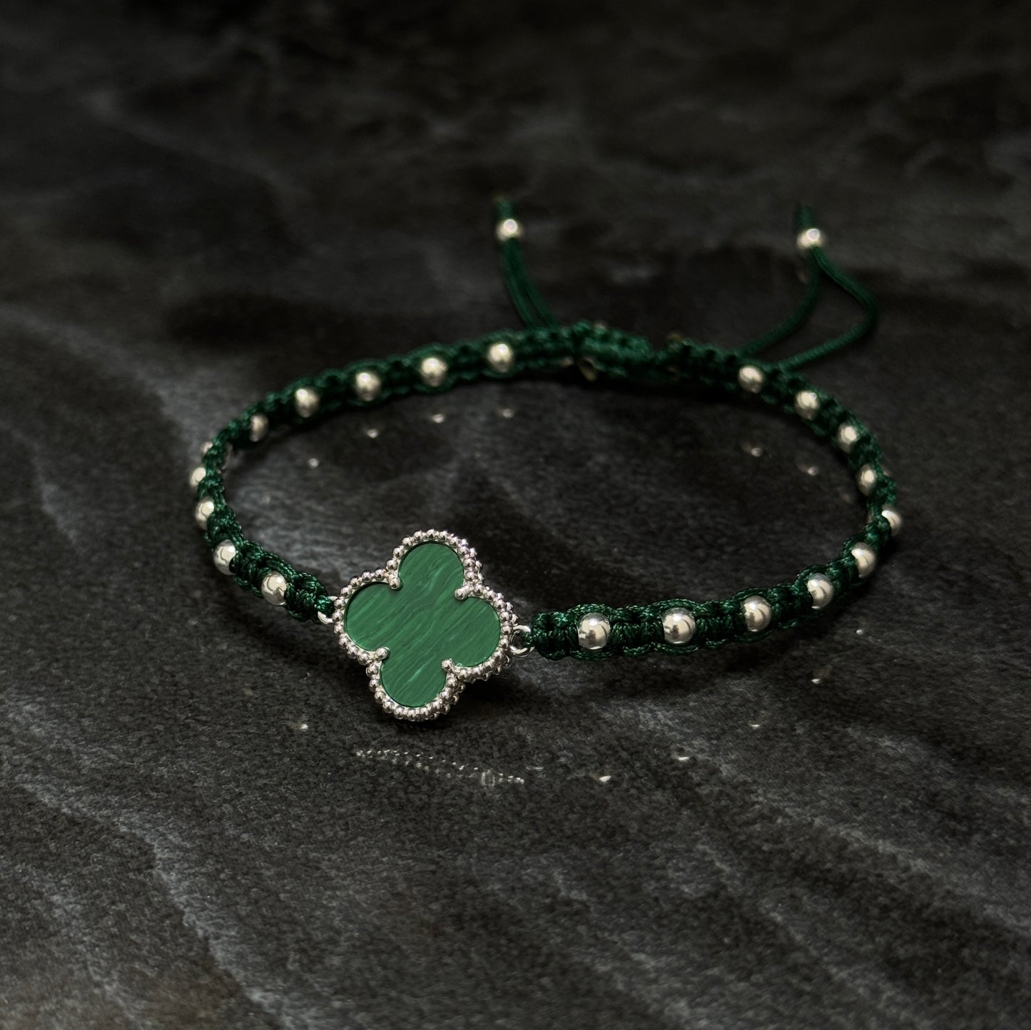 Pulsera Lucky Clover / Green / Plata 925