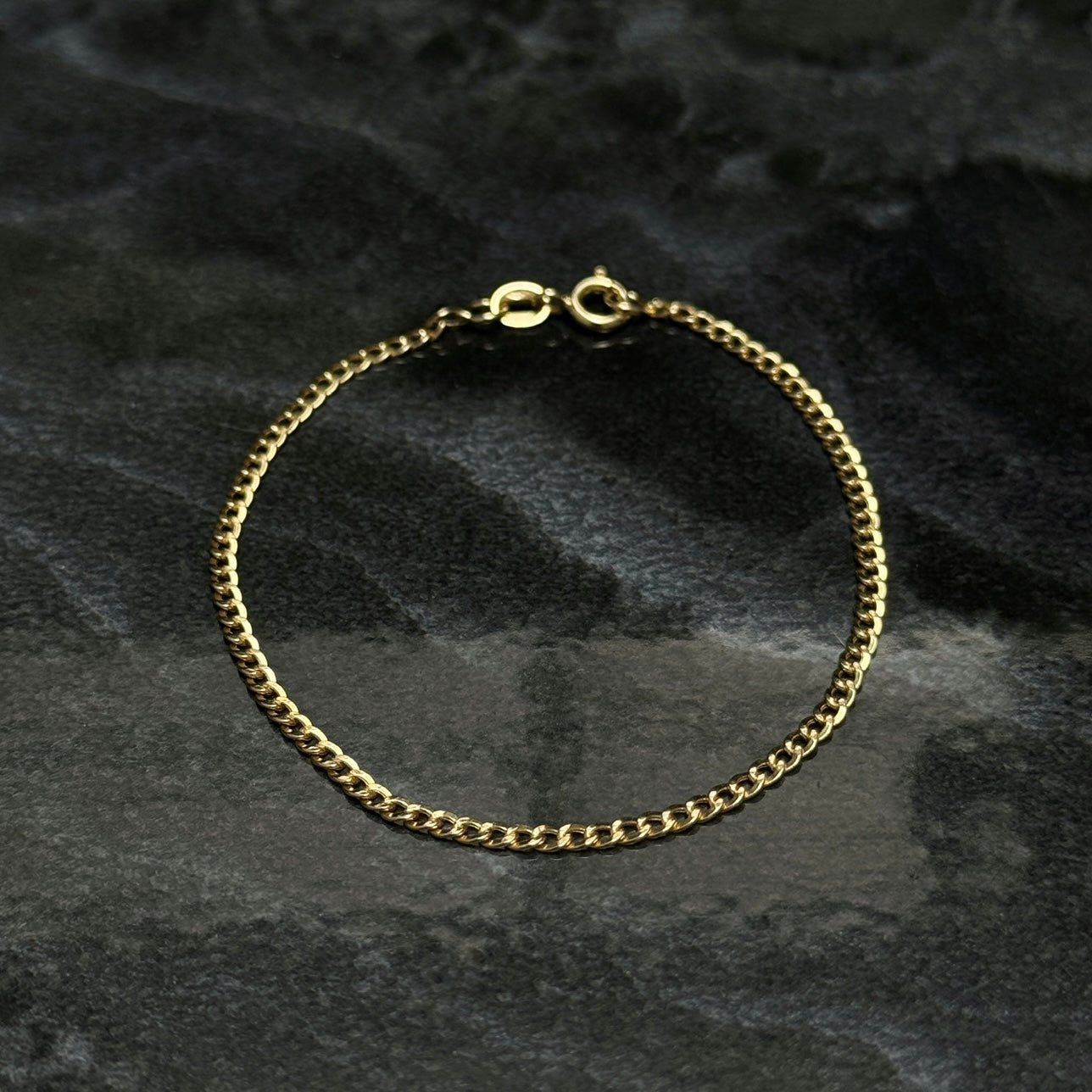 Pulso Cubana 19cm / Oro 18K