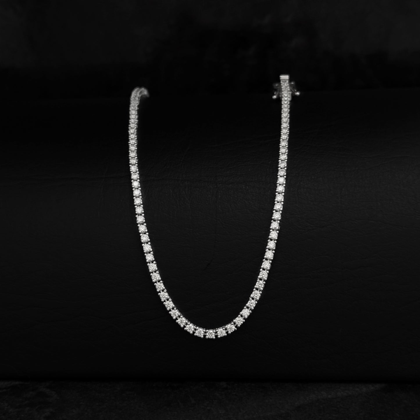 Cadena Tenis 2mm / Moissanitas / Plata 925