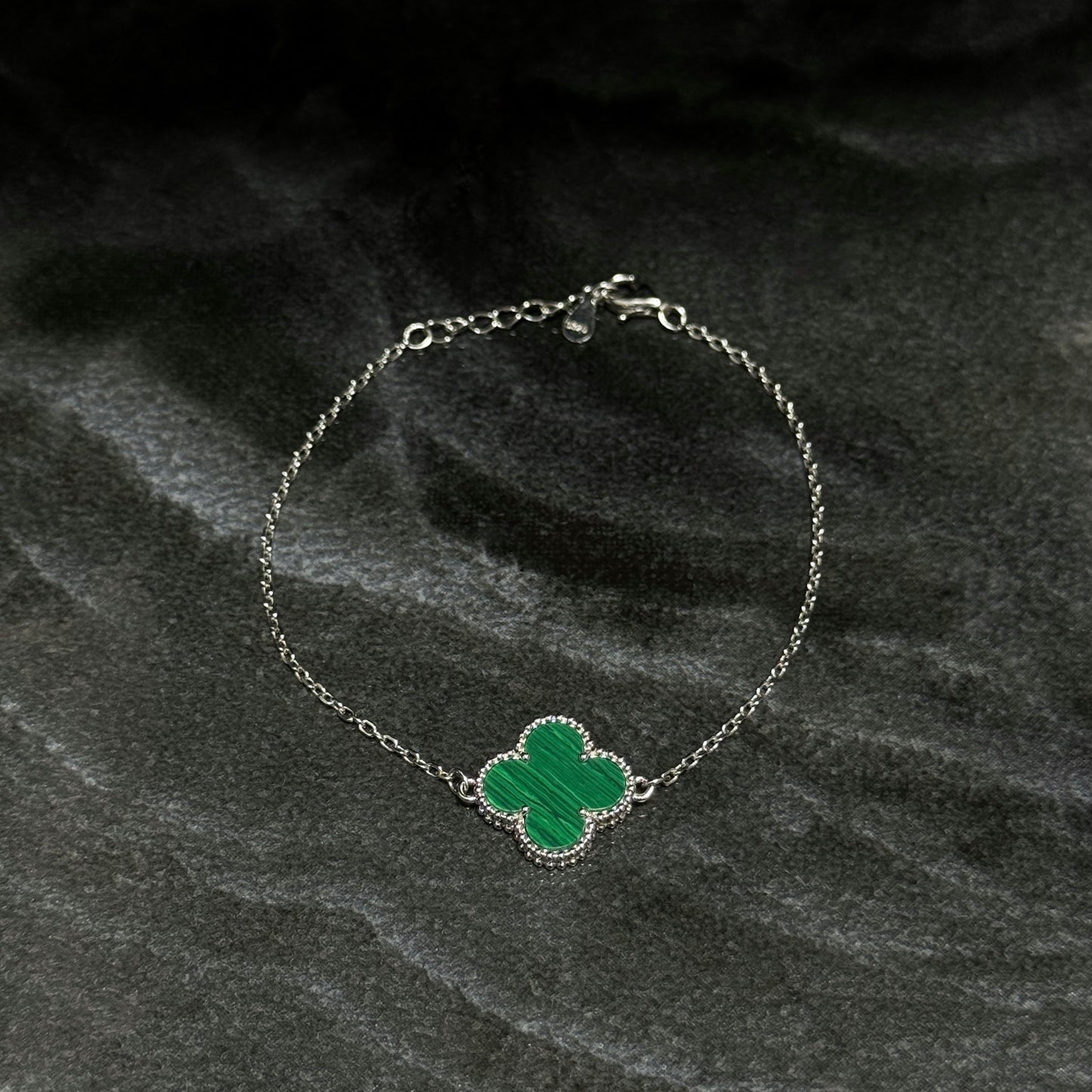 Pulso Lucky Clover / Solo Green / Plata 925