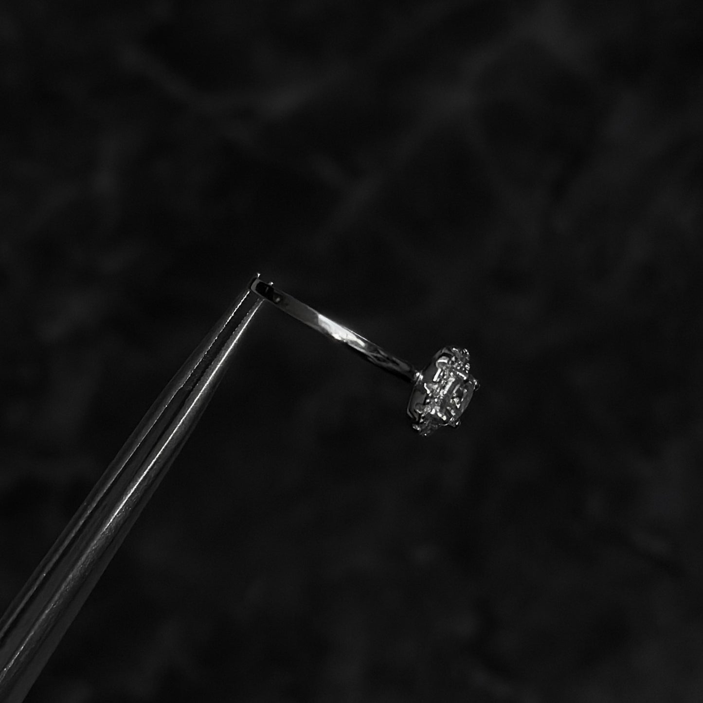 Anillo de Lujo #5.5 / Moissanita Lab / Plata 925