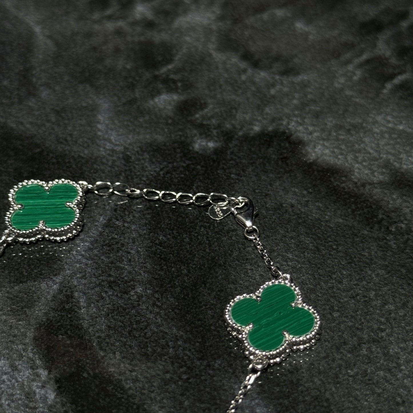 Pulso Lucky Clover / Green / Plata 925