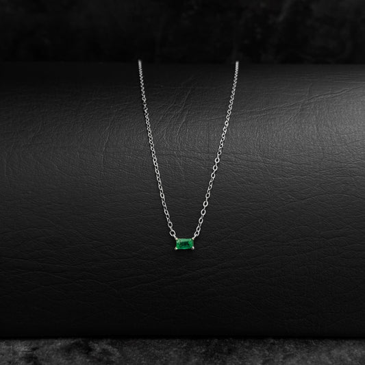 Set Cadena Dije / Esmeralda Colombiana / Plata 925