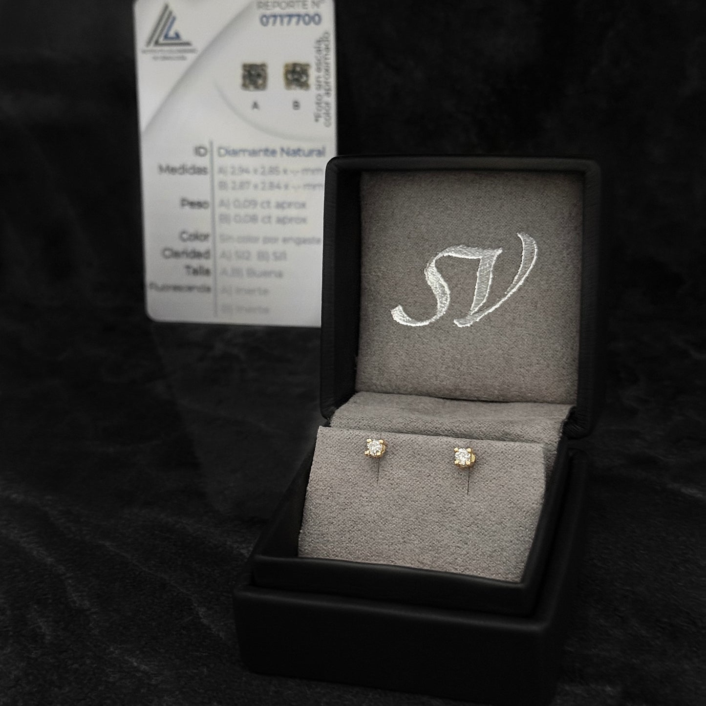 Topos de Lujo / Diamantes Blancos Certificados / Oro 18K
