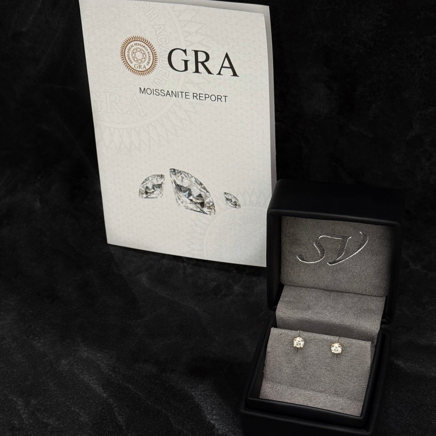 Topos de Lujo / Moissanitas Lab / Oro 18K