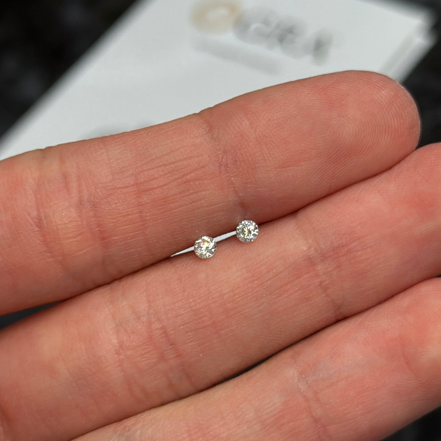 Moissanita Lab / Redonda / 3mm