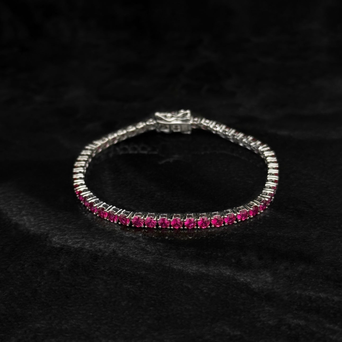 Pulsera Tenis Exclusiva 3mm / Circones Lab / Plata 925