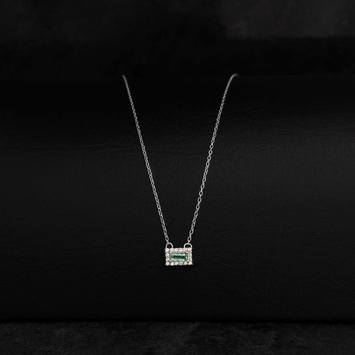 Set Cadena Dije / Esmeralda Colombiana / Plata 925