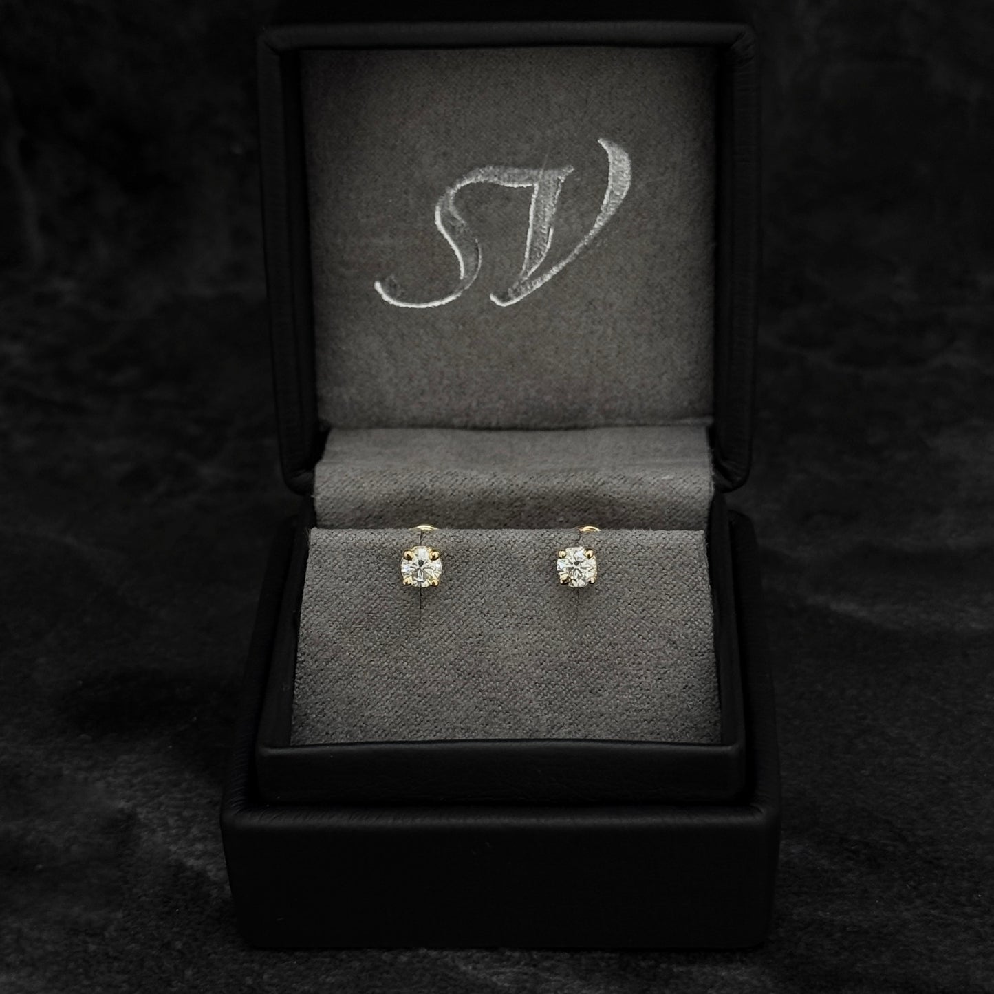 Topos de Lujo / Moissanitas Lab / Oro 18K