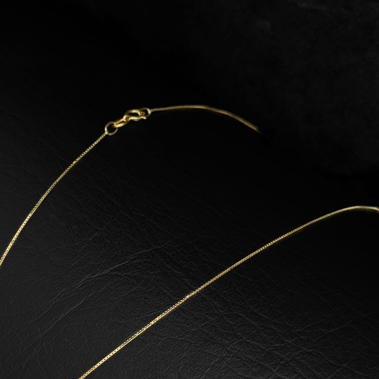 Cadena Veneciana Mini / Dije Canutillo de Esmeralda / Oro 18K