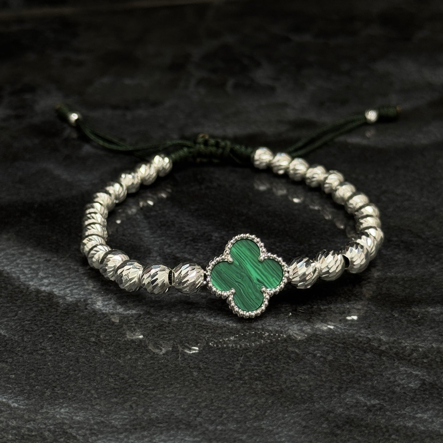 Pulsera Lucky Clover / Green / Plata 925