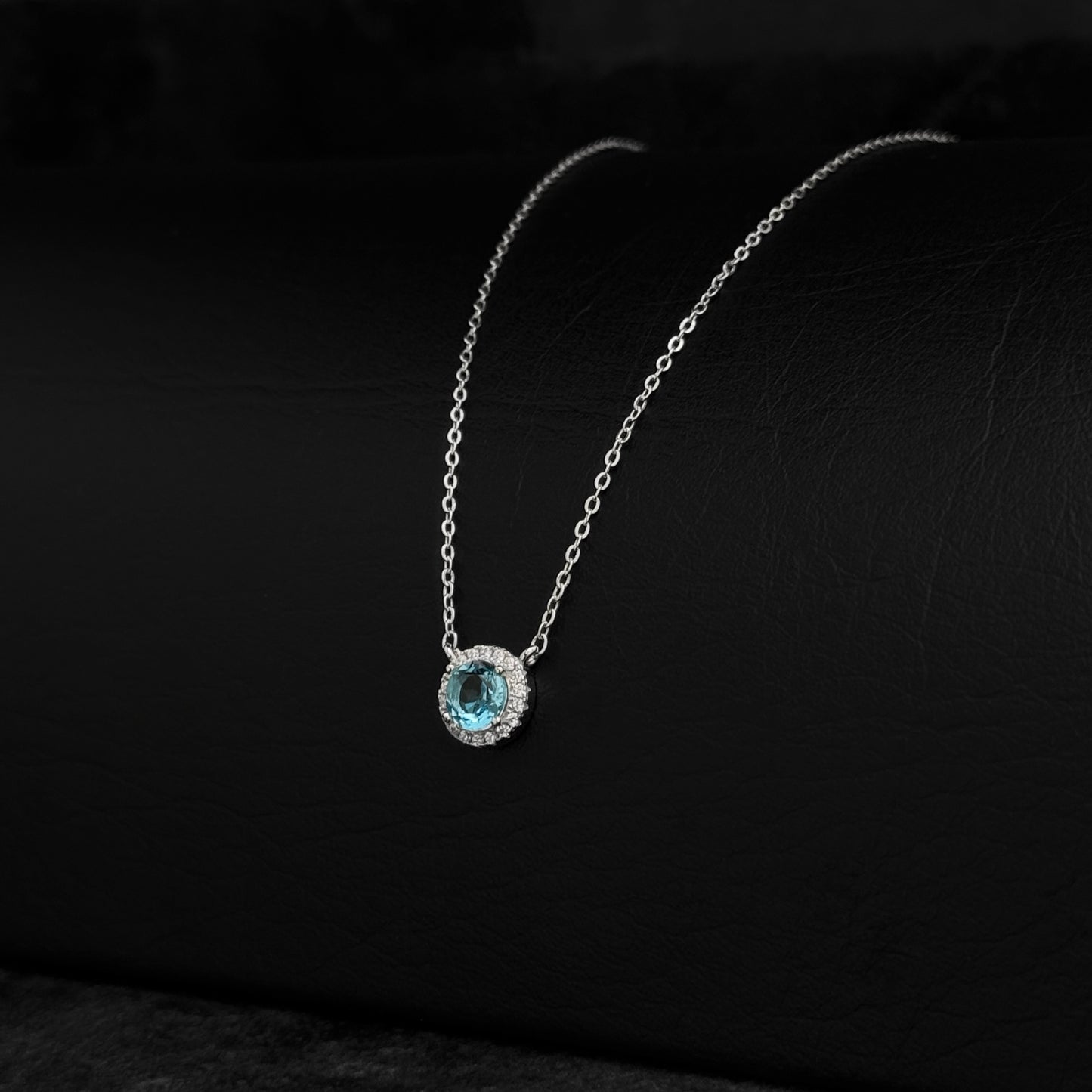 Cadena Veneciana & Dije Topacio / Plata 925