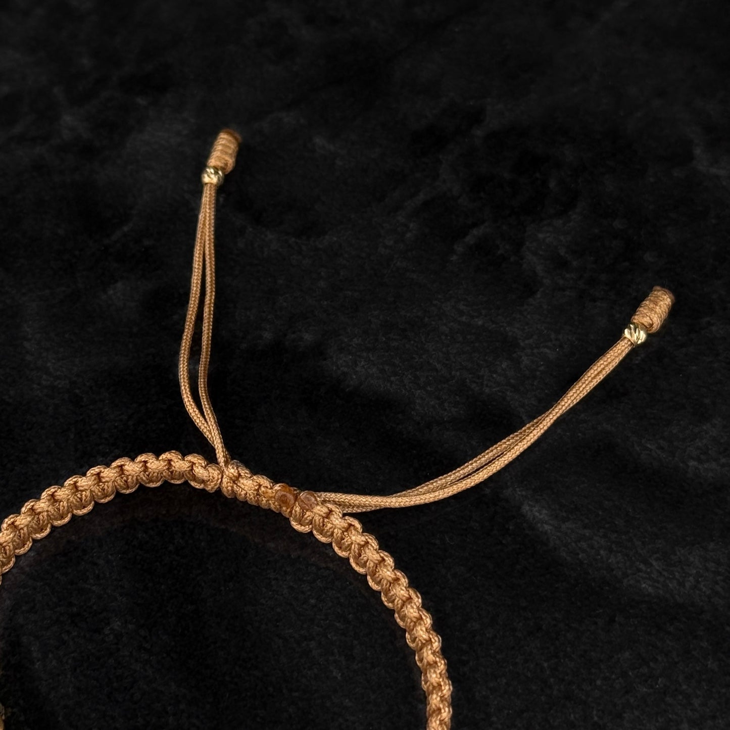 Pulsera Tejida Exclusiva / Cilindros Oro 18K