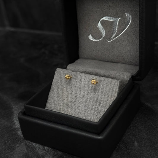Topos de Lujo / Tipo Balín 3mm / Oro 18K