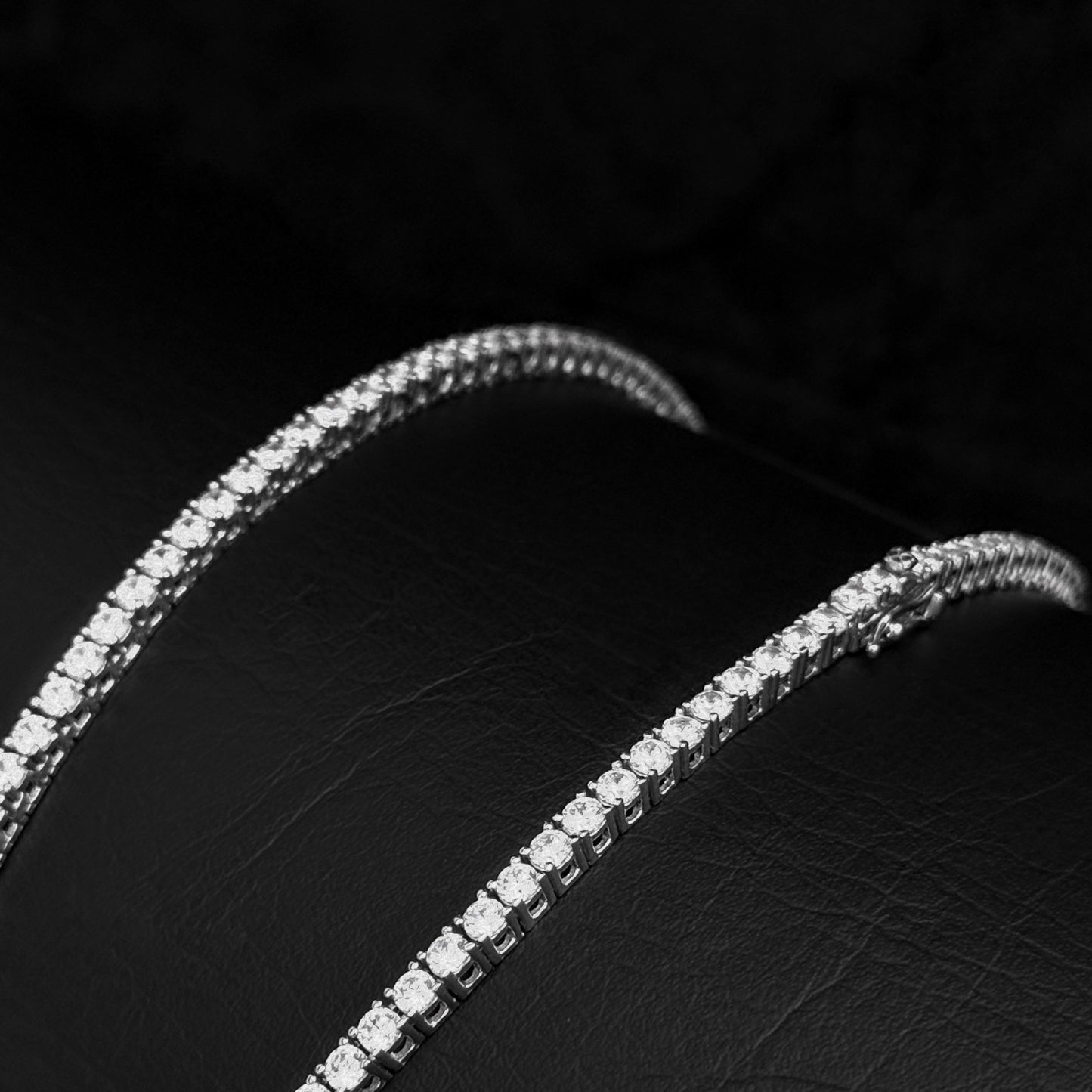 Set Cadena Tenis / Dije Personalizado / Moissanitas / Plata 925