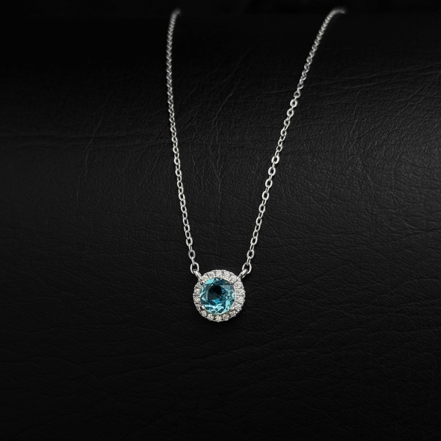 Cadena Veneciana & Dije Topacio / Plata 925