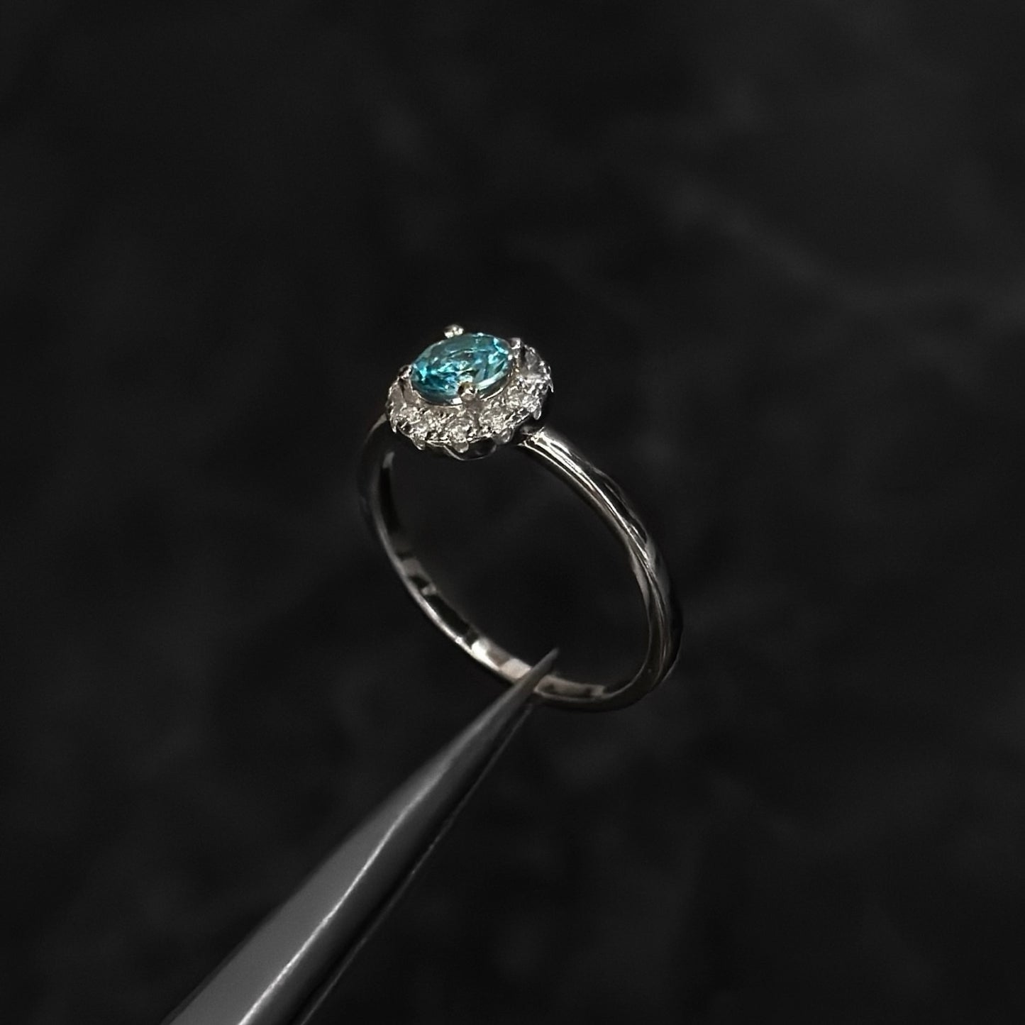 Anillo de Lujo / Topacio Natural / Plata 925