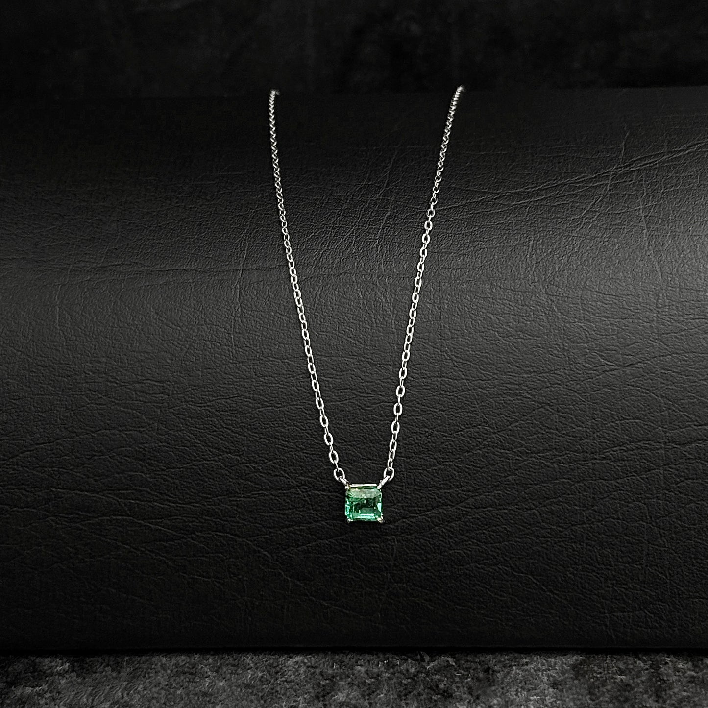 Set Cadena Dije / Esmeralda Colombiana / Plata 925