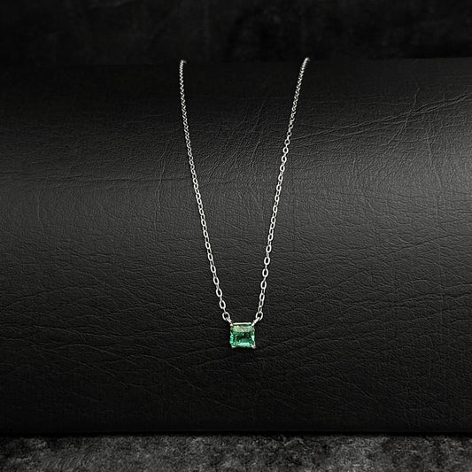 Set Cadena Dije / Esmeralda Colombiana / Plata 925