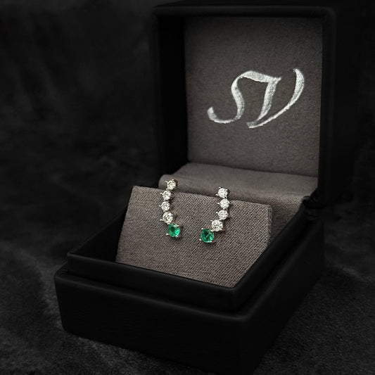 Topos Exclusivos / Esmeraldas Colombianas / Moissanitas Lab / Plata 925