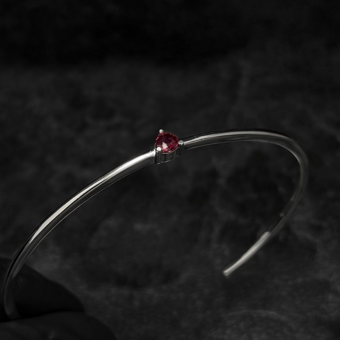 Exclusive Bracelet / Natural Ruby / 925 Silver