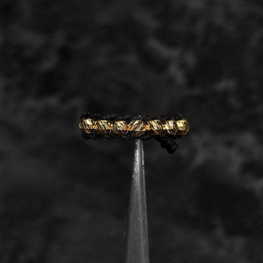 Anillo Tejido de Lujo / Oro 18K