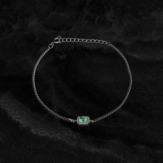 Pulsera Exclusiva / Esmeralda Colombiana / Plata 925