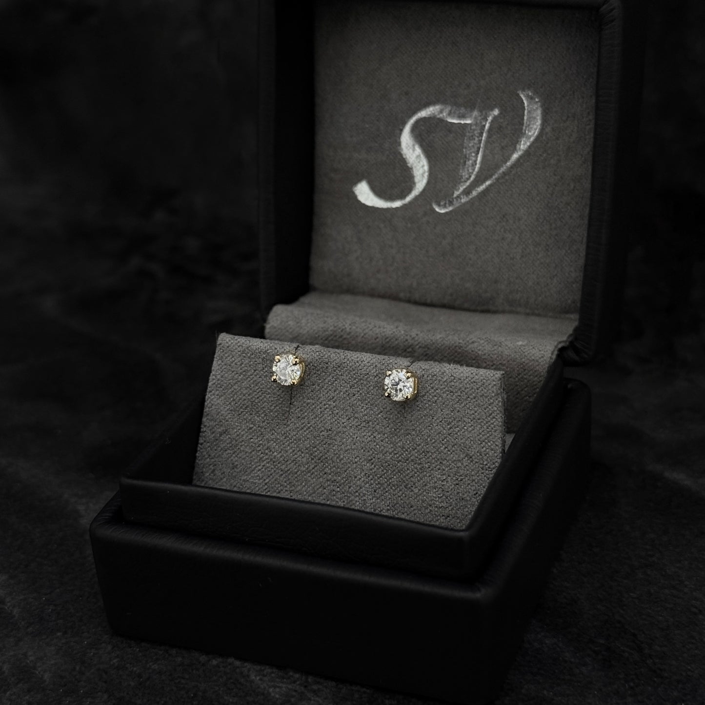 Topos de Lujo / Moissanitas Lab / Oro 18K