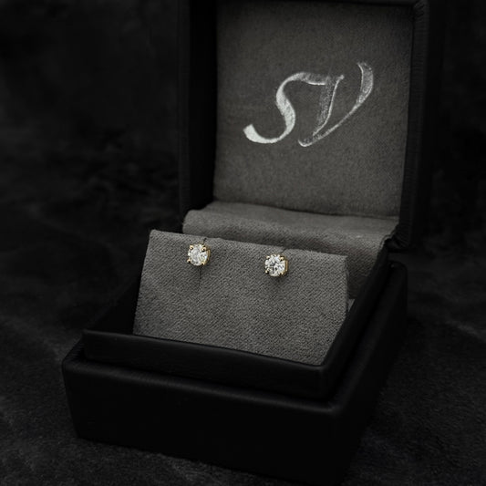 Topos de Lujo / Moissanitas Lab / Oro 18K