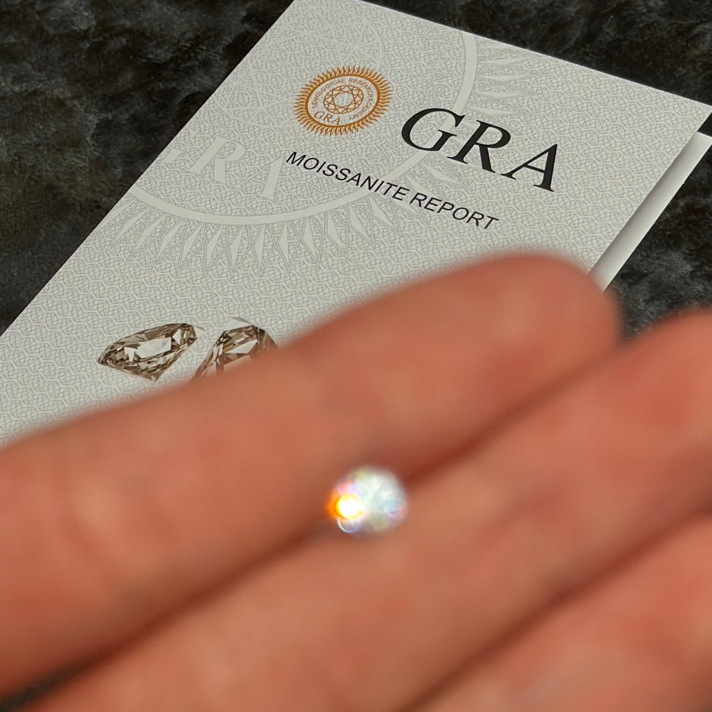 Moissanita Lab / Redonda / 5mm