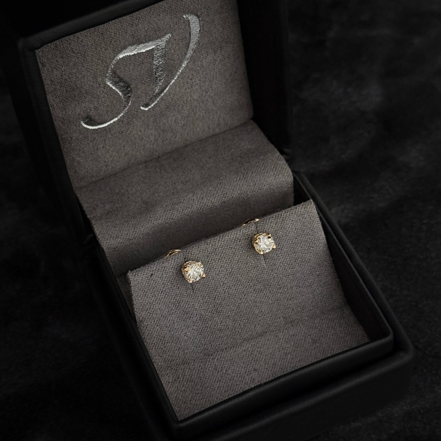 Topos de Lujo / Moissanitas Lab / Oro 18K