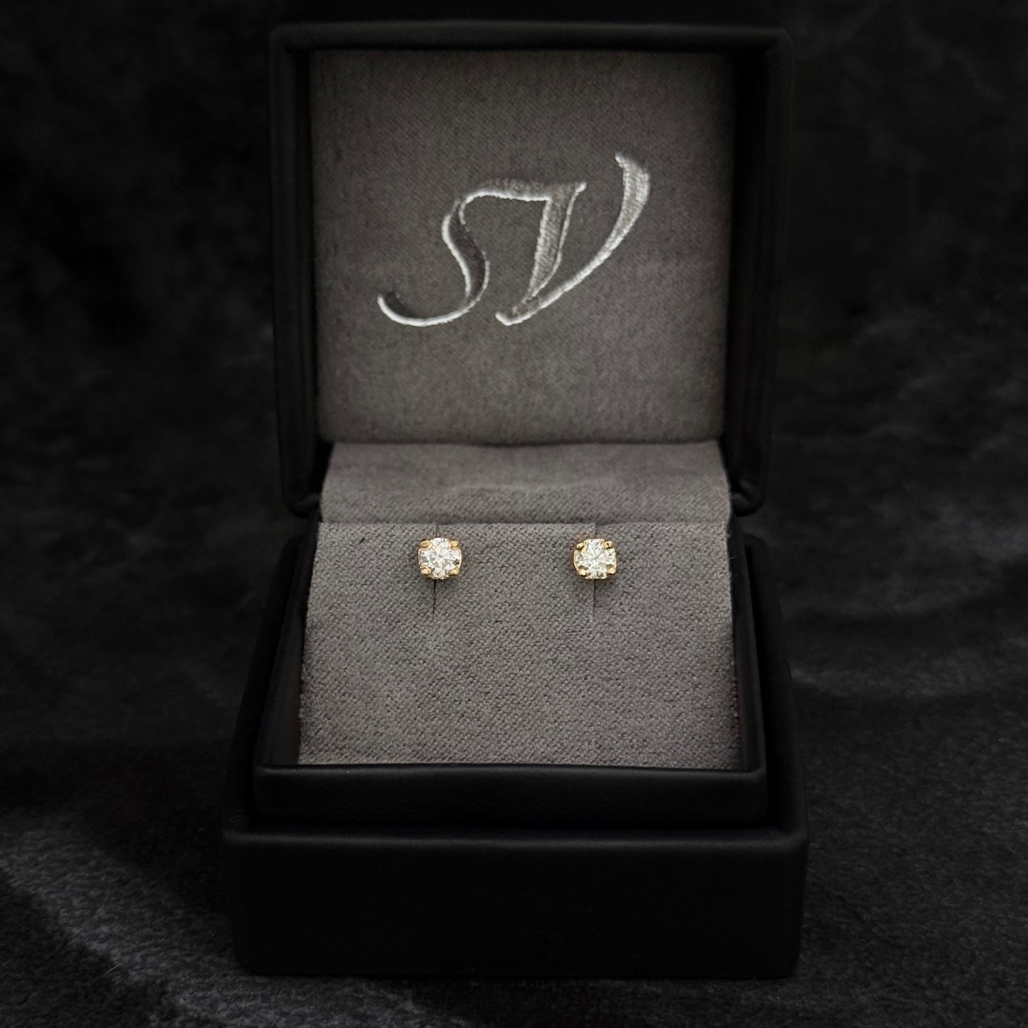 Topos de Lujo / Moissanitas Lab / Oro 18K