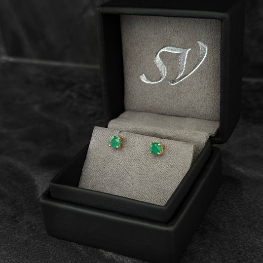 Topos 4.4mm / Esmeraldas Colombianas / Oro 18K