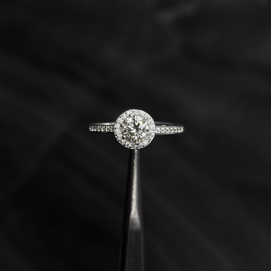 Anillo de Lujo #6 / Moissanita Certificada / Plata 925